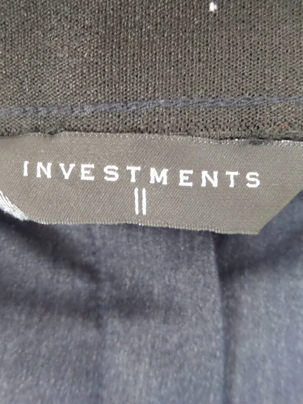 Investments II  Women's Fall Dress Pants Navy Blue  Straight Leg Size 16WR